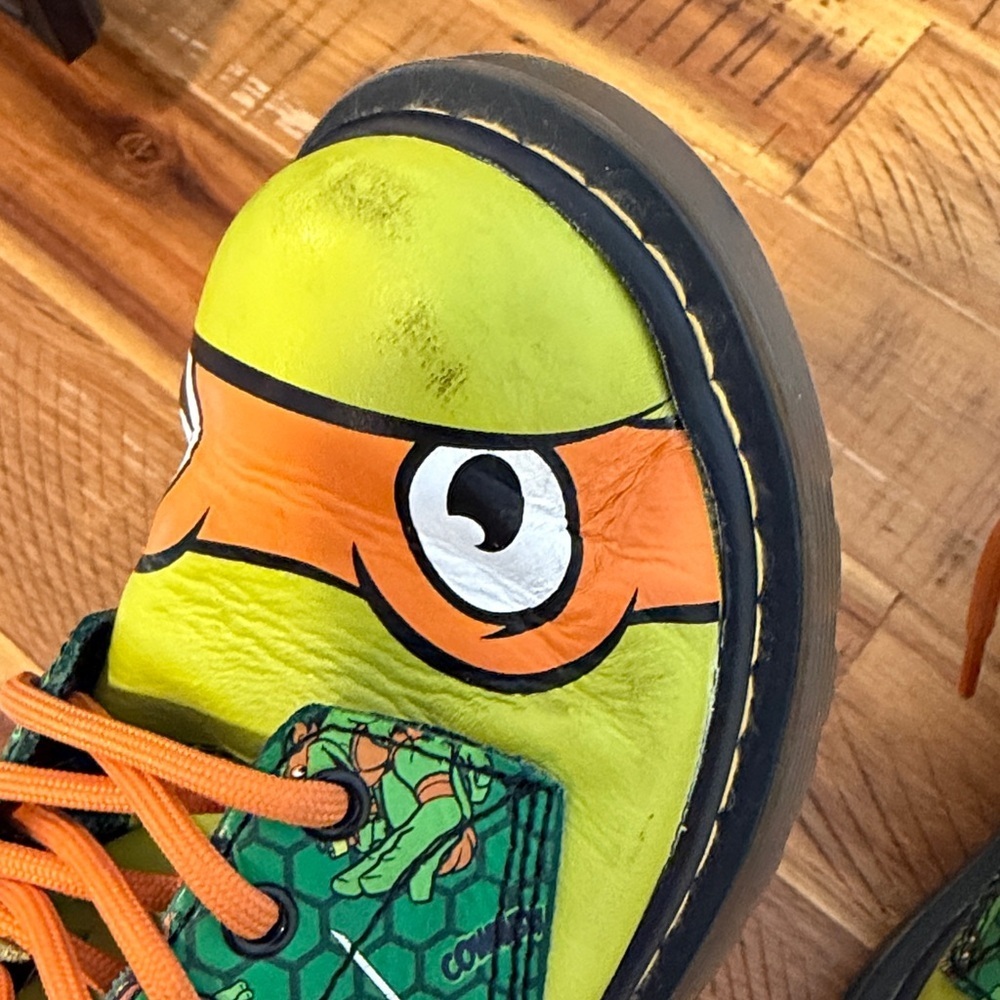 Rare Teenage Mutant Ninja Turtles Combat Boots Kids - Picture 6 of 12